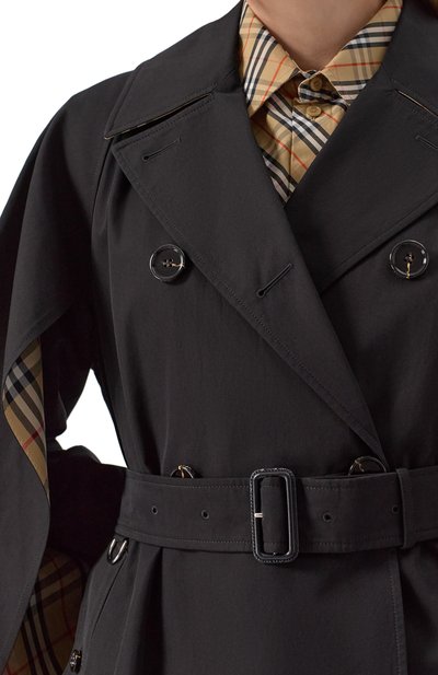 Хлопковый тренч BURBERRY, арт. 8071137 A1189, фото 5