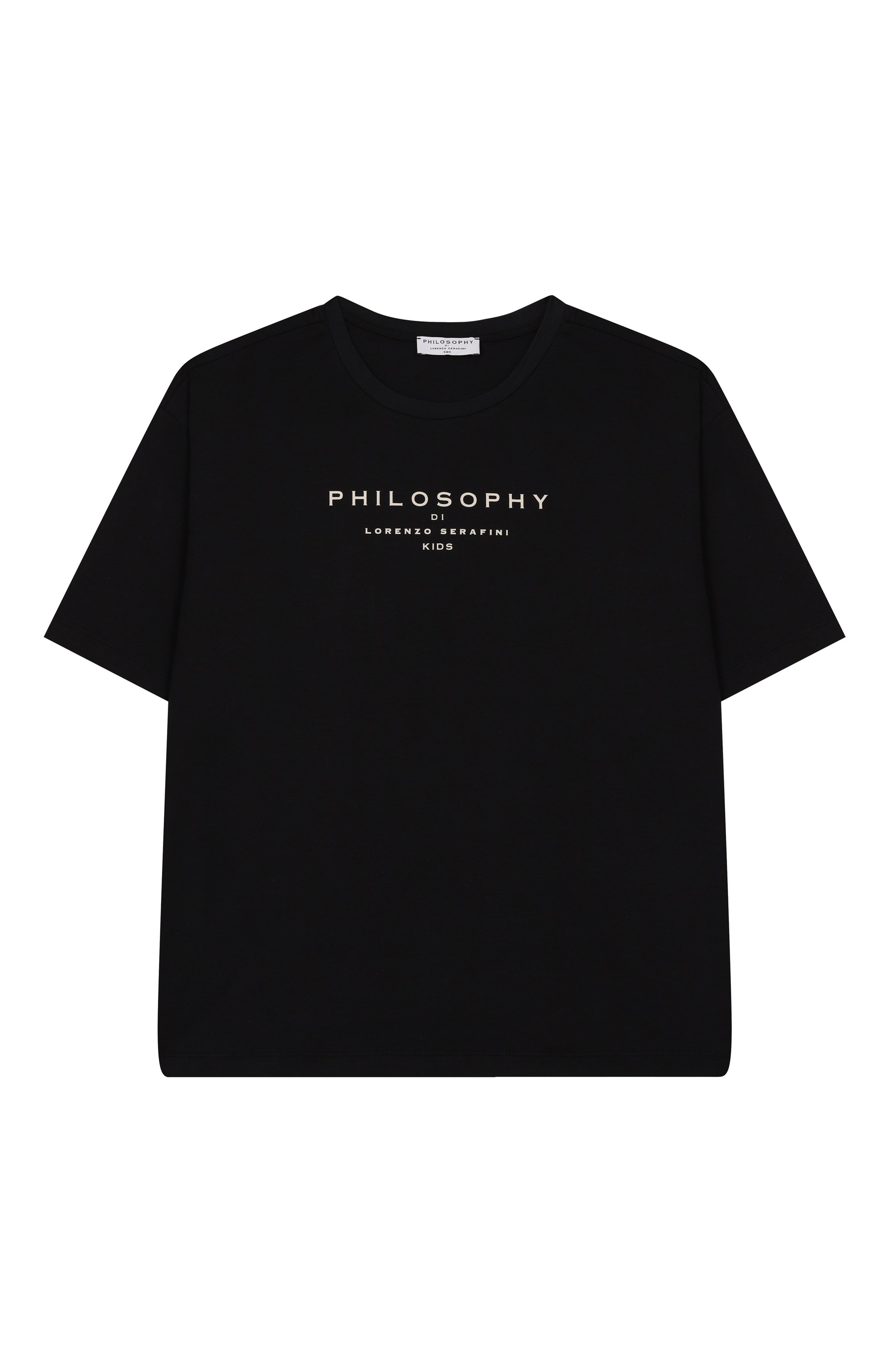 Хлопковая футболка PHILOSOPHY DI LORENZO SERAFINI KIDS, арт. I1E605/5203/12-14, фото 1