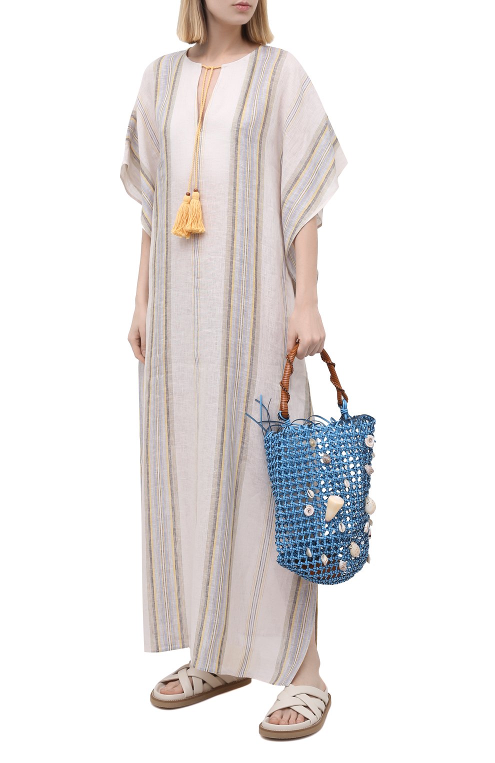 Льняная туника TORY BURCH, арт. 87530, фото 2