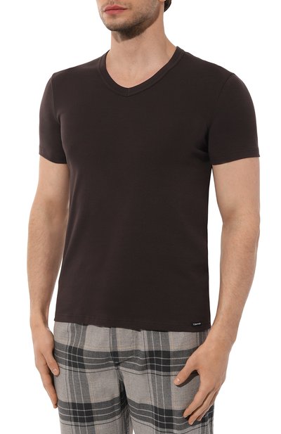 Хлопковая футболка TOM FORD, арт. T4M09104, фото 3