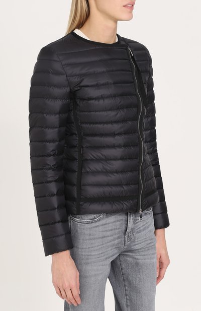 Стеганый приталенный пуховик с косой молнией MONCLER, арт. C1-093-45904-99-53048, фото 3
