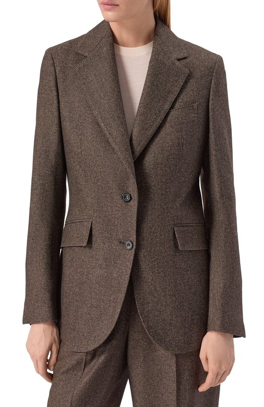 Костюм из шерсти и хлопка MVST SDG200/S0733602_SET Коричневый  SDG200/S0733602_SET Фото 2