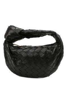 Женская сумка jodie mini BOTTEGA VENETA черного цвета, арт. 651876/VCPP5 | Фото 1 (Сумки-технические: Сумки top-handle; Материал: Натуральная кожа; Материал сплава: Проставлено; Размер: mini; Драгоценные камни: Проставлено)