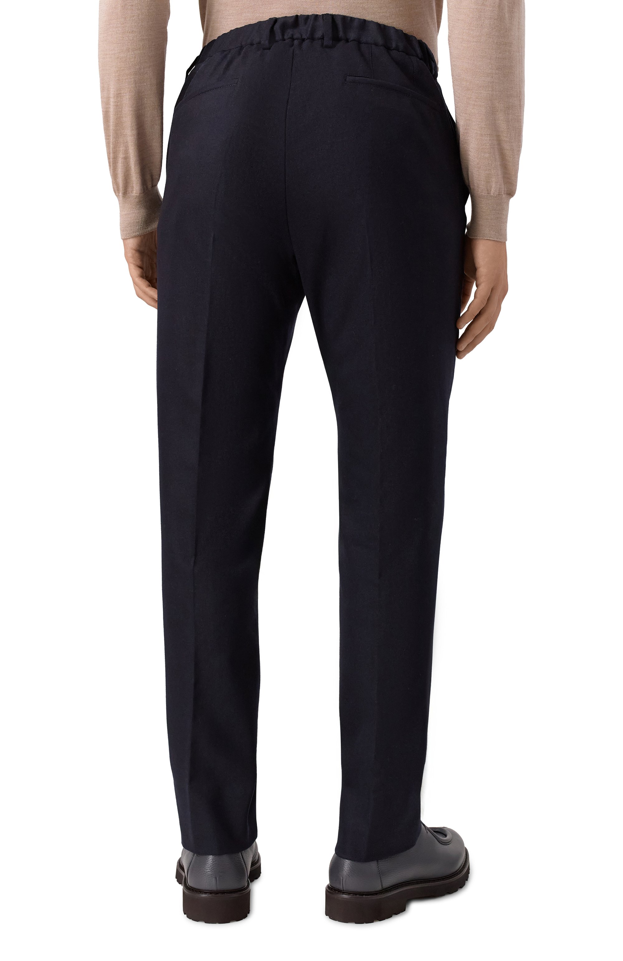 Брюки из шерсти и кашемира CORNELIANI, арт. 264530-2618535, фото 4