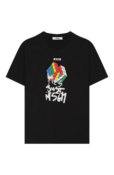 Хлопковая футболка MSGM KIDS, арт. F5MSJBTH302