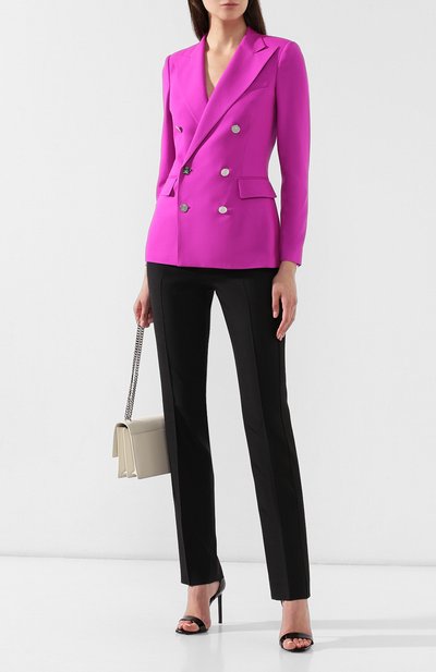 Кашемировый жакет RALPH LAUREN фуксия цвета по цене 344000 руб., арт. 290625543, фото 2 Кашемировый жакет RALPH LAUREN, арт. 290625543, фото 2