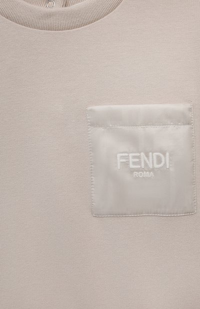 Хлопковый свитшот FENDI, арт. BUH068/8RA, фото 3