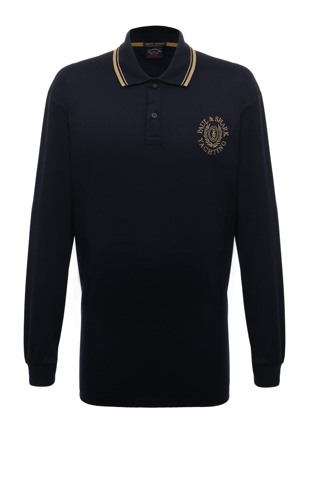 Хлопковое поло PAUL&SHARK темно-синего цвета по цене 41850 руб., арт. 13311769/3XL-6XL, фото 1 Хлопковое поло PAUL&SHARK, арт. 13311769/3XL-6XL, фото 1