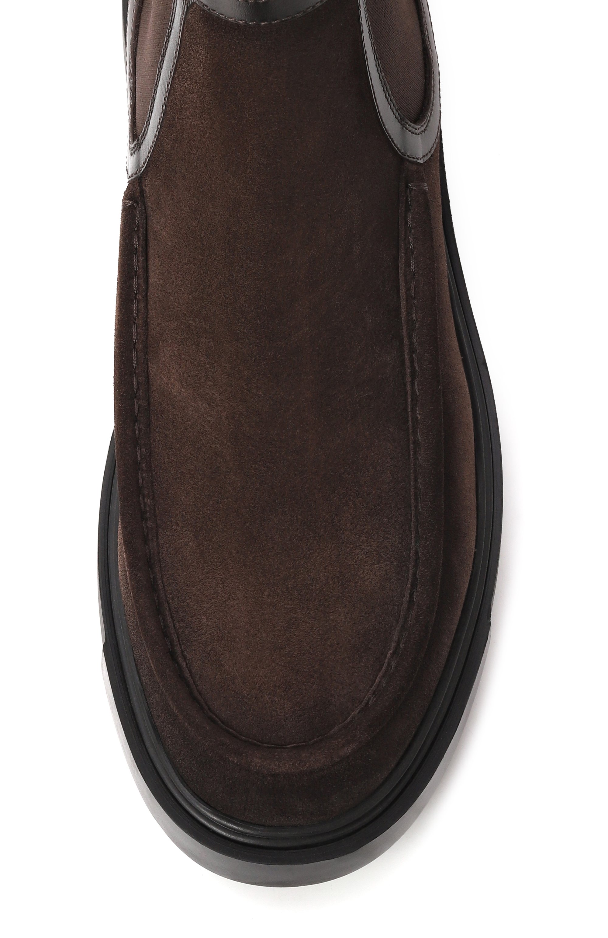 Замшевые челси stmoriz SANTONI, арт. MGSG18902NERBNBT, фото 6