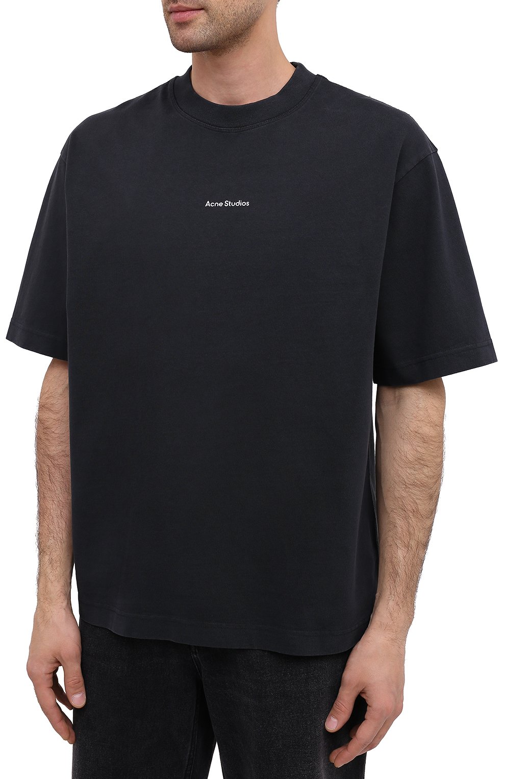 Хлопковая футболка ACNE STUDIOS, арт. BL0198, фото 3