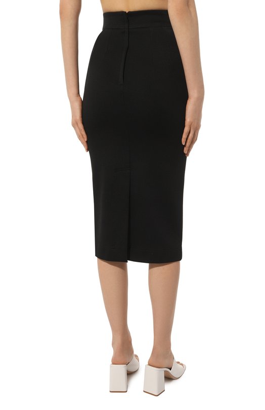 Юбка из вискозы Dolce & Gabbana F4B6UT/FUGPN Чёрный  F4B6UT/FUGPN Фото 4
