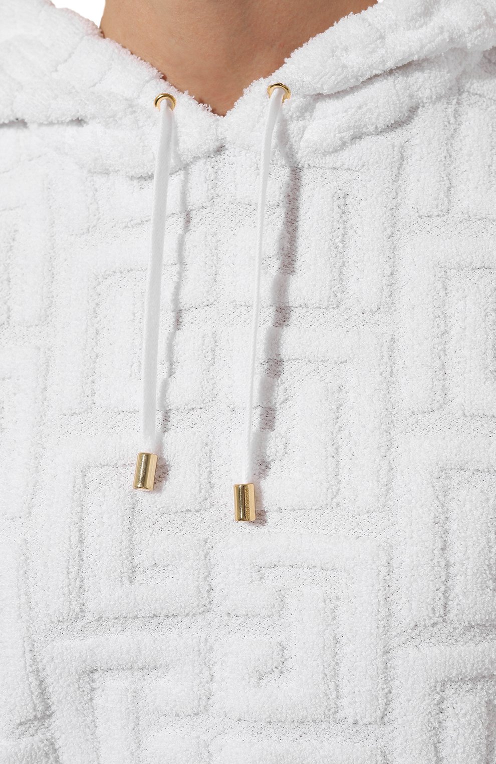 Хлопковое худи BALMAIN, арт. AF2JP005KE54, фото 5