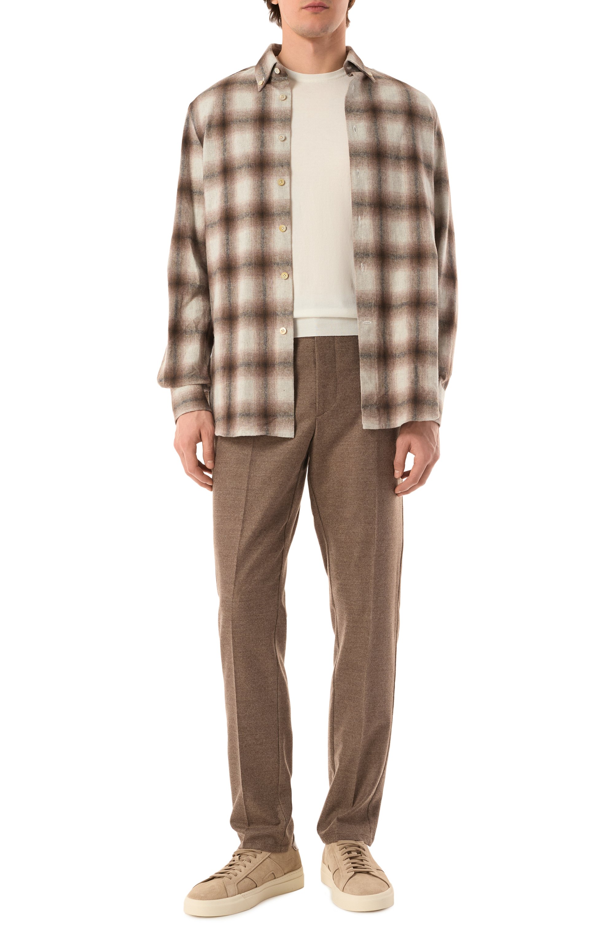 Хлопковая рубашка KITON, арт. UCIH0903402, фото 2