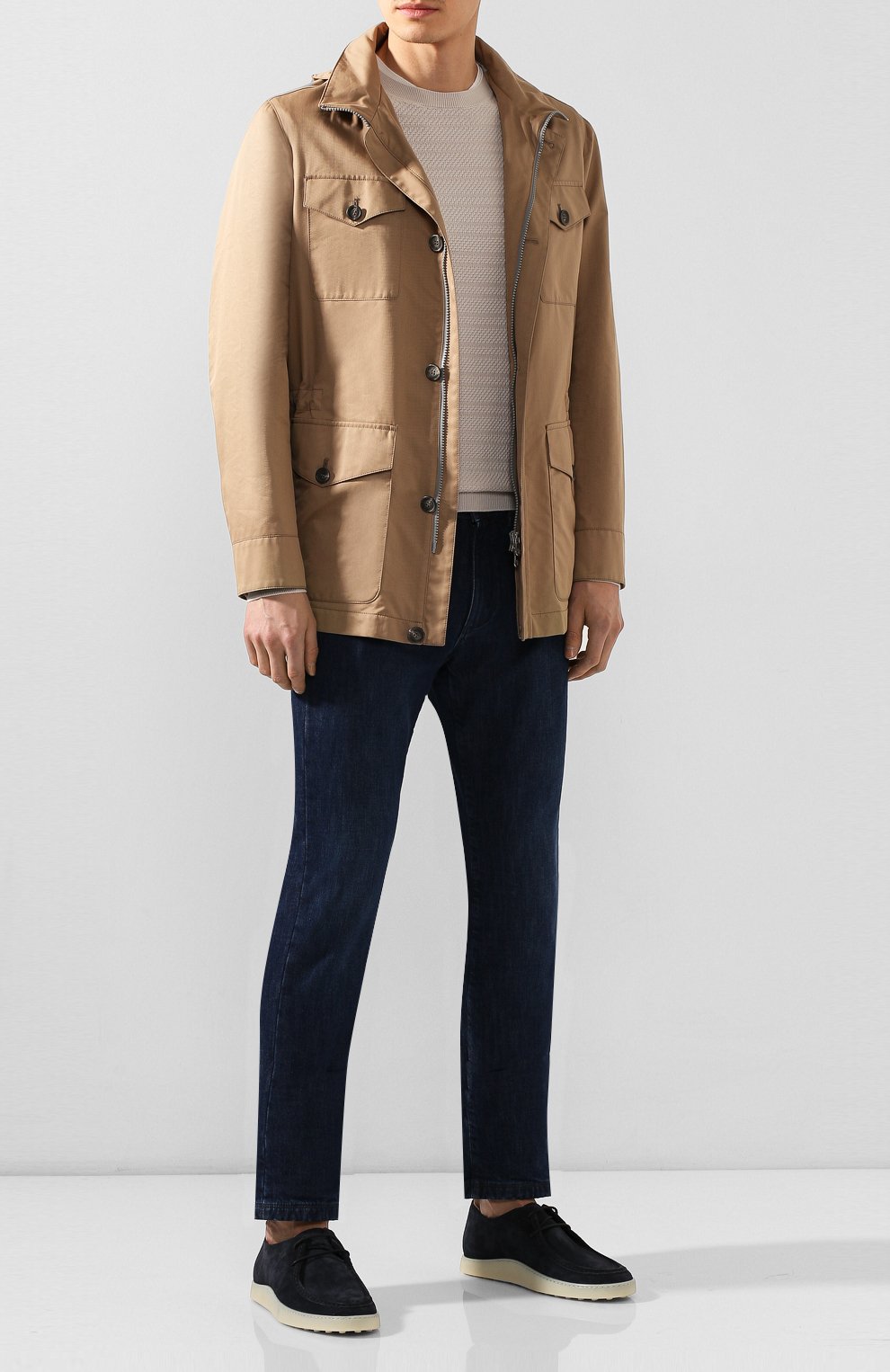 Замшевые ботинки TOD’S темно-синего цвета по цене 51750 руб., арт. XXM52B0CM10RE0, фото 2 Замшевые ботинки TOD’S, арт. XXM52B0CM10RE0, фото 2