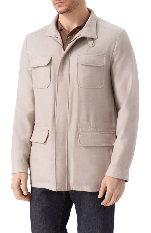 Кашемировая куртка Stefano Ricci MDJ6100040/5607 Бежевый  MDJ6100040/5607 Фото 3