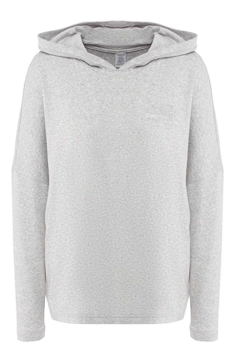 Худи из смеси хлопка и вискозы с капюшоном CALVIN KLEIN, арт. QS6120E, фото 1