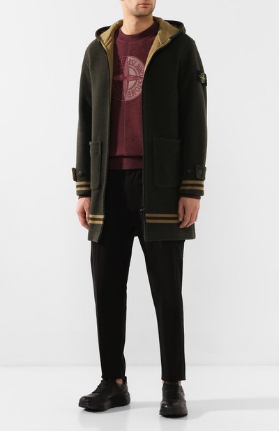 Шерстяное пальто STONE ISLAND, арт. 711571252, фото 2