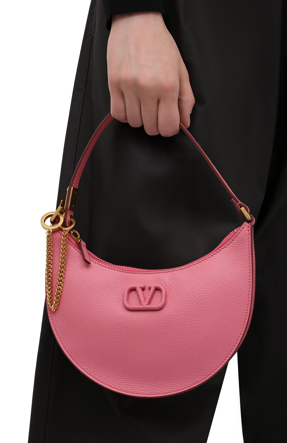 Сумка vsling VALENTINO розового цвета по цене 140500 руб., арт. VW0P0W19/RQR, фото 5 Сумка vsling VALENTINO, арт. VW0P0W19/RQR, фото 5