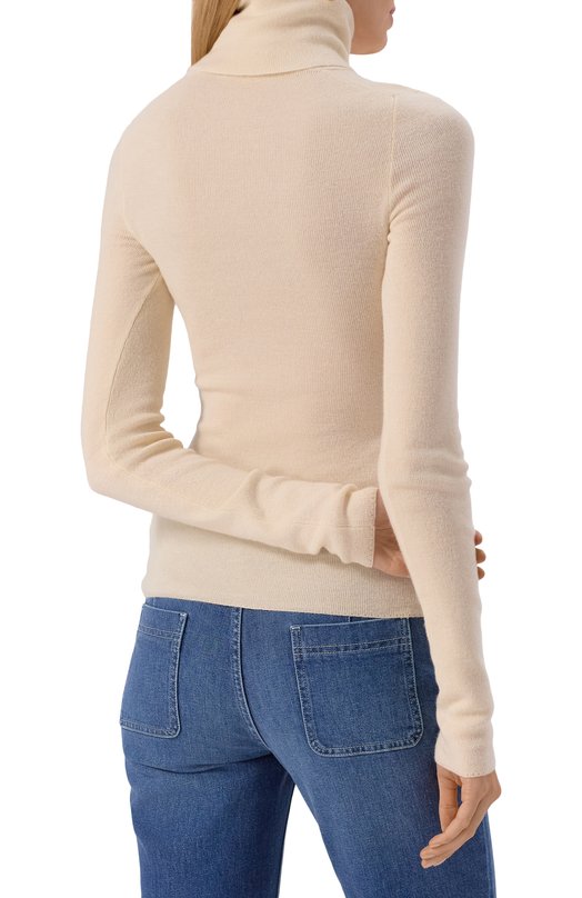 Кашемировая водолазка MVST MKNSW014/ME23014 Кремовый  MKNSW014/ME23014 Фото 4