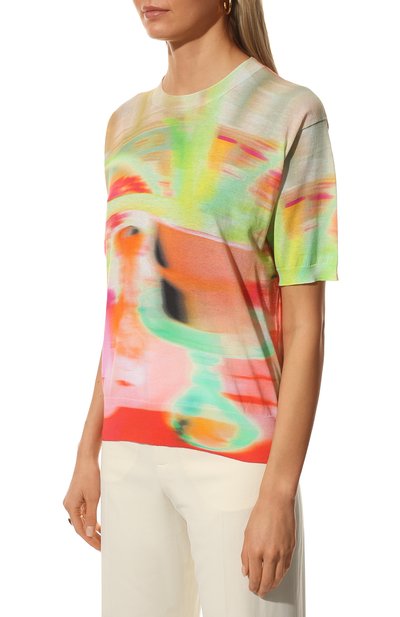 Хлопковый топ DRIES VAN NOTEN разноцветного цвета по цене 54950 руб., арт. 221-011294-4718, фото 3 Хлопковый топ DRIES VAN NOTEN, арт. 221-011294-4718, фото 3
