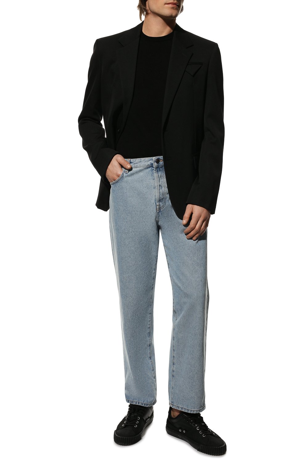 Хлопковый джемпер IL BORGO CASHMERE черного цвета по цене 34350 руб., арт. 55-854M0DG0, фото 2 Хлопковый джемпер IL BORGO CASHMERE, арт. 55-854M0DG0, фото 2