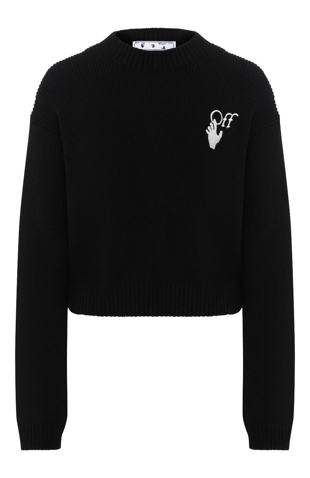 Хлопковый пуловер OFF-WHITE, арт. 0WHE021S20KNI0021001, фото 1
