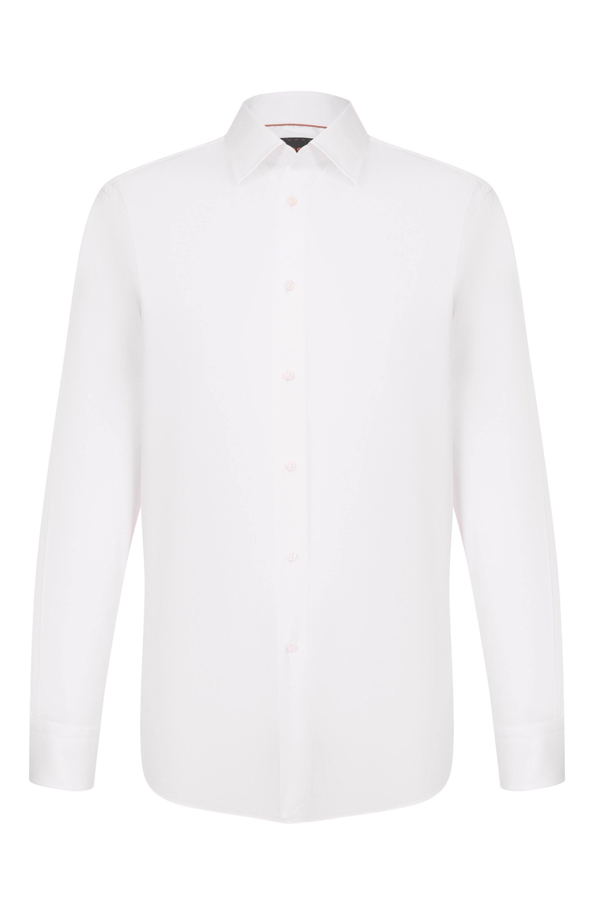 Сорочка из хлопка и шелка BOSS CAMEL, арт. 50560341, фото 1