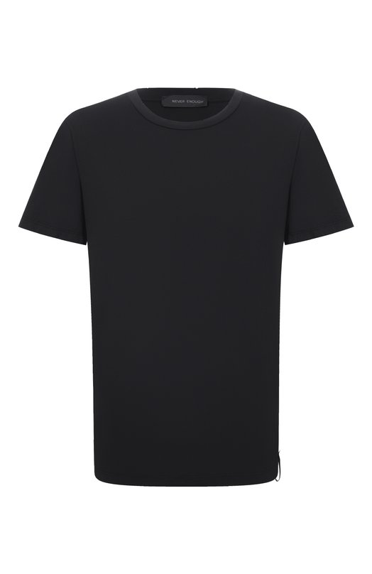Хлопковая футболка Never Enough 2B6M514-148/MTH056 Чёрный 2B6M514-148/MTH056