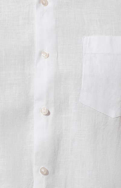 Льняная рубашка VILEBREQUIN белого цвета по цене 35100 руб., арт. CRSU3U00/010, фото 5 Льняная рубашка VILEBREQUIN, арт. CRSU3U00/010, фото 5