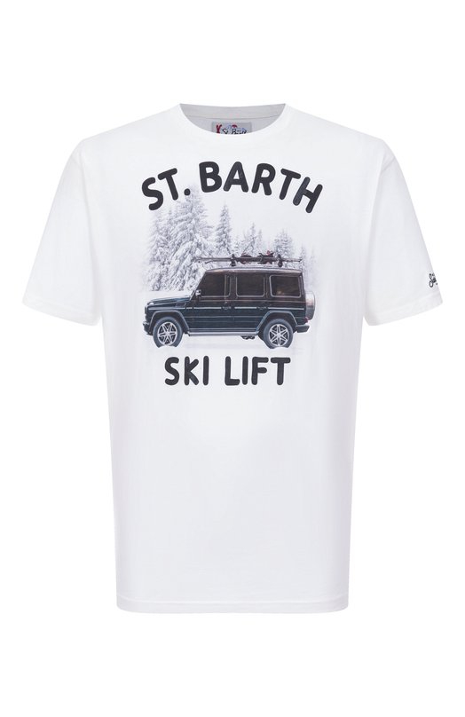 Хлопковая футболка MC2 Saint Barth ARN0004-00932I/ARN0TT WARM Белый ARN0004-00932I/ARN0TT WARM