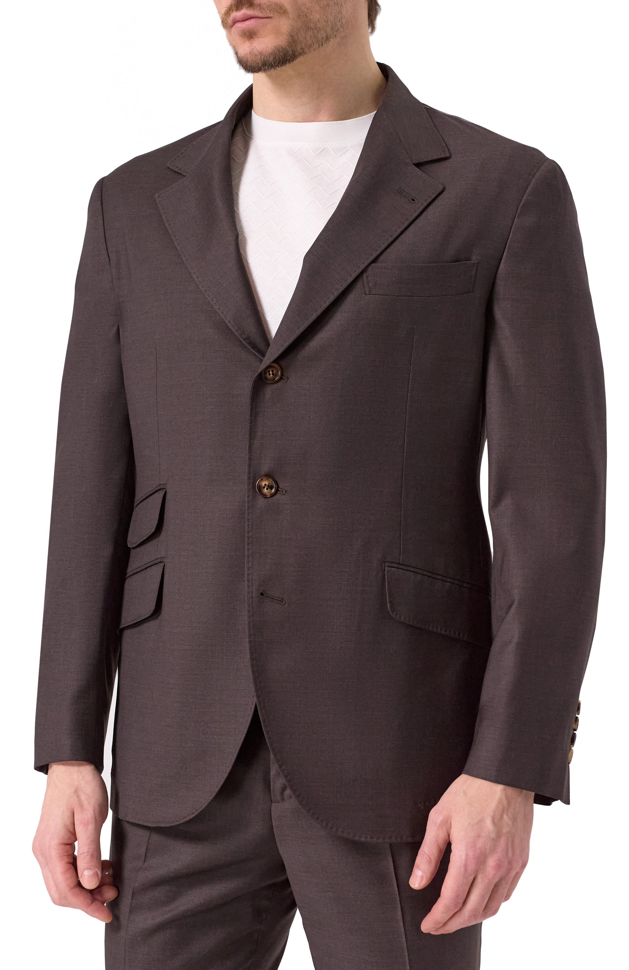 Шерстяной костюм BRUNELLO CUCINELLI, арт. MB423LDWH, фото 4