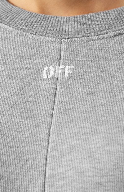 Хлопковый свитшот OFF-WHITE, арт. 0WBA043R194030690701, фото 5
