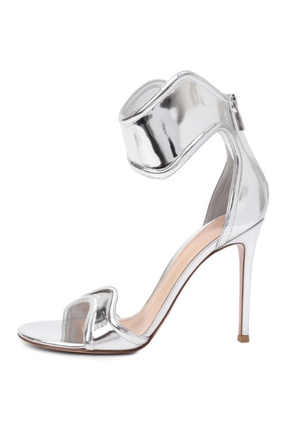 Кожаные босоножки lucrezia GIANVITO ROSSI, арт. 0FFWHITE.G6/WG_17/05.15RIC.METARGE, фото 4