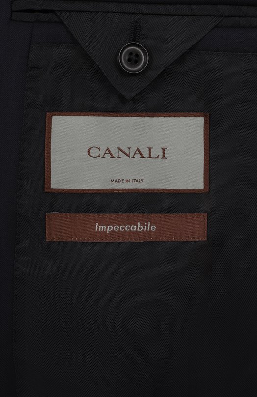 Шерстяной костюм Canali E11280/19 AX05533 Синий  E11280/19 AX05533 Фото 9