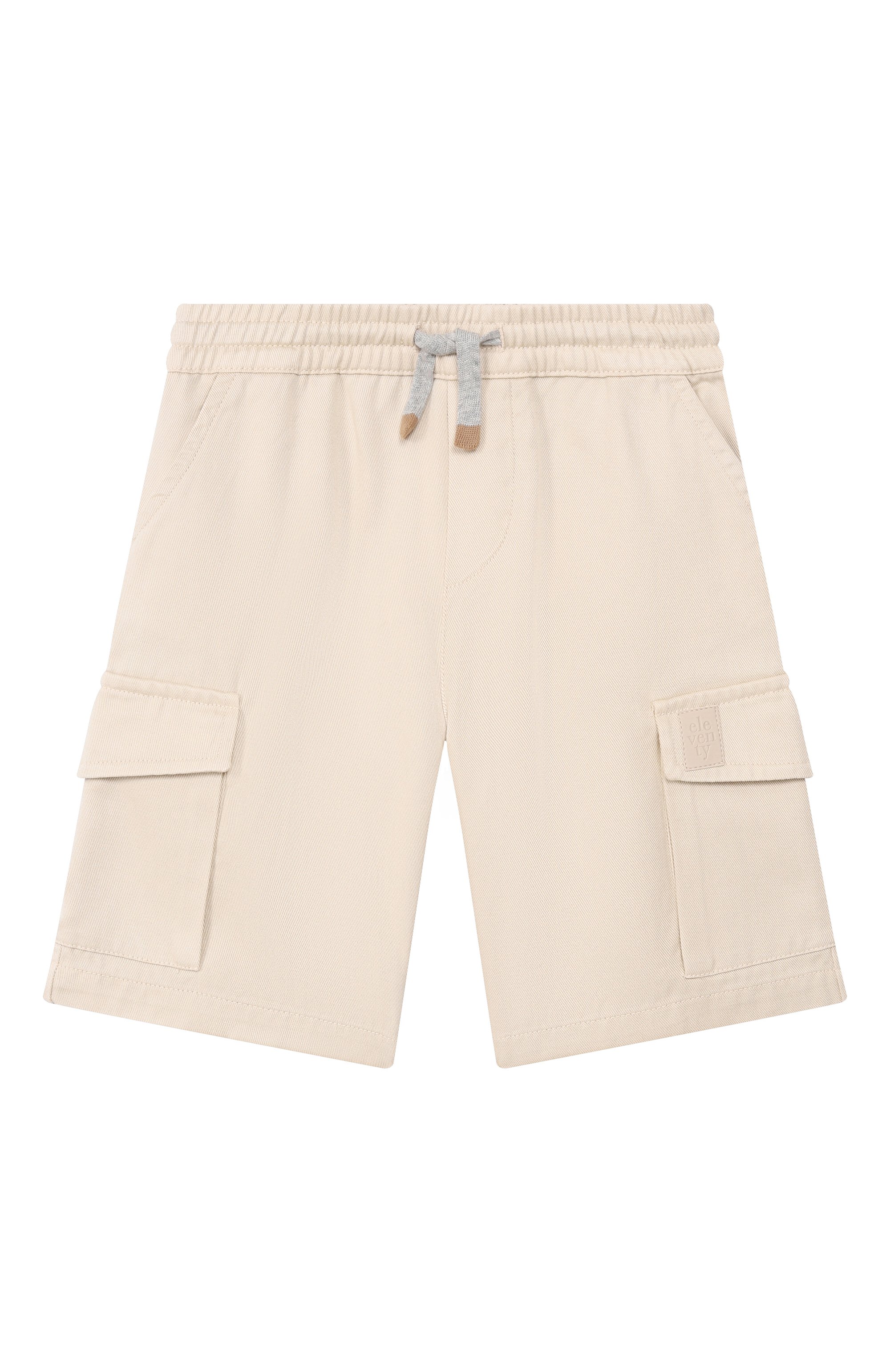 Шорты-карго из лиоцелла ELEVENTY светло-бежевого цвета по цене 15250 руб., арт. EY6R09/Z3776_001, фото 1 Шорты-карго из лиоцелла ELEVENTY, арт. EY6R09/Z3776_001, фото 1