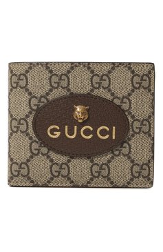 Мужской портмоне GUCCI коричневого цвета, арт. 473954/K9G0T | Фото 1 (Нос: Не проставлено; Материал сплава: Проставлено; Материал: Текстиль)