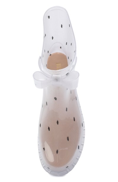 Резиновые сапоги REDVALENTINO белого цвета по цене 27450 руб., арт. UQ2S0D61/UAU, фото 5 Резиновые сапоги REDVALENTINO, арт. UQ2S0D61/UAU, фото 5