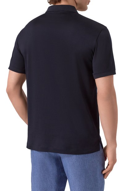 Поло из лиоцелла и хлопка EMPORIO ARMANI, арт. EM001082/AF10017, фото 4