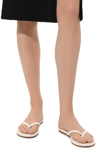 Кожаные шлепанцы MELISSA ODABASH, арт. SANDALS, фото 3