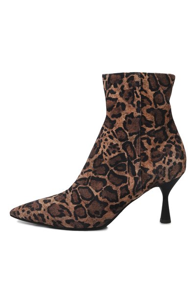 Замшевые ботильоны ide AGL леопардового цвета по цене 39050 руб., арт. D250501PCKA212G112, фото 4 Замшевые ботильоны ide AGL, арт. D250501PCKA212G112, фото 4