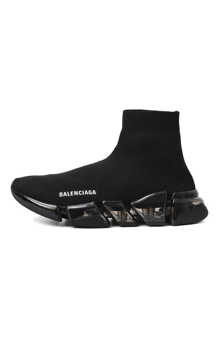 Женские текстильные кроссовки speed 2.0 BALENCIAGA черного цвета, арт. 617196/W2DC4 | Фото 4 (Материал внутренний: Текстиль; Подошва: Платформа; Материал внешний: Текстиль; Стили: Кэжуэл; Кросс-КТ: Высокие; Материал утеплителя: Без утеплителя; Автоматизация состава: Проставлено; Автоматизация ТО: Проставлено)