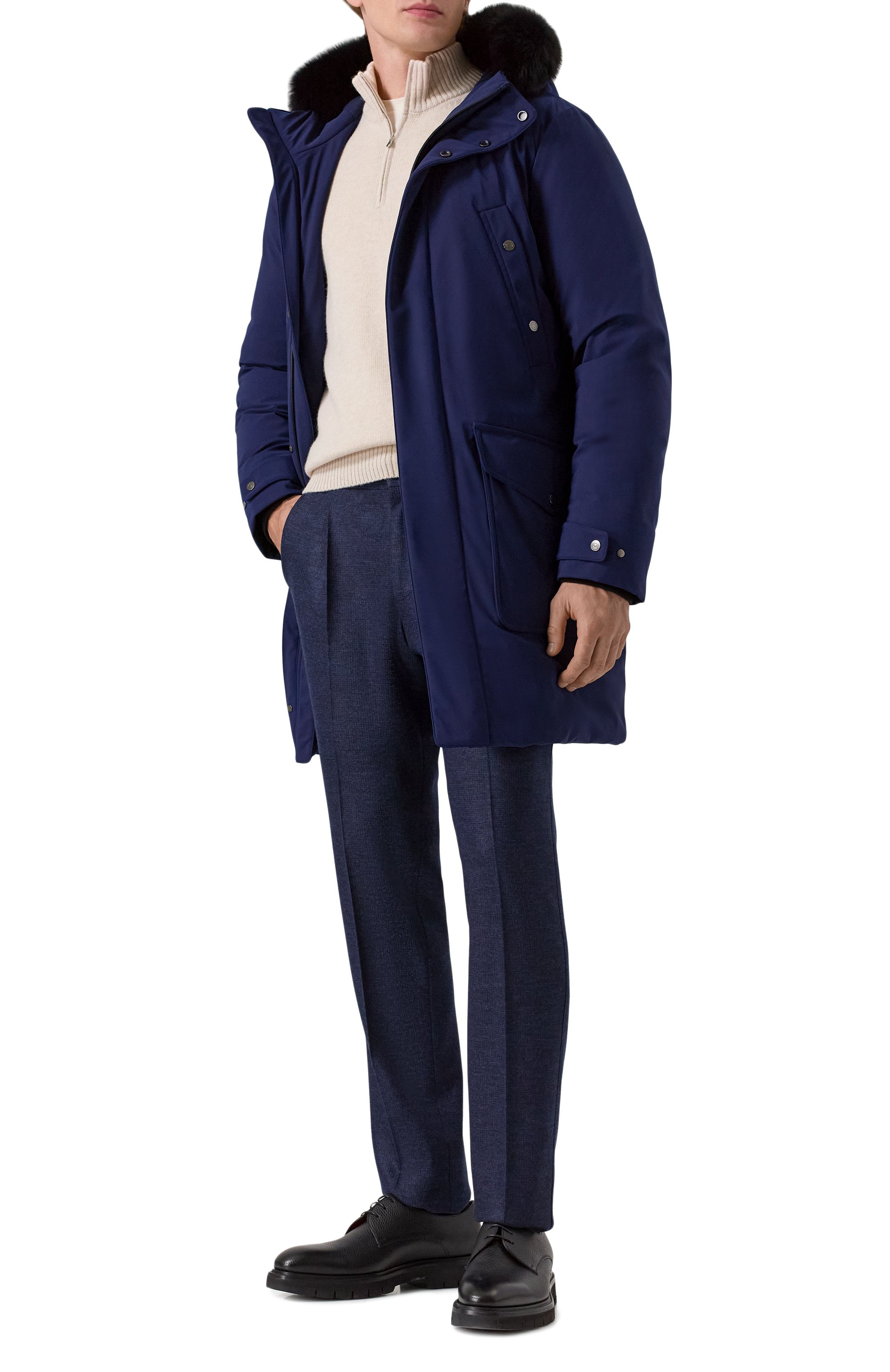 Парка с отделкой из лисицы STEFANO RICCI, арт. M6J5400061/PA003R, фото 2