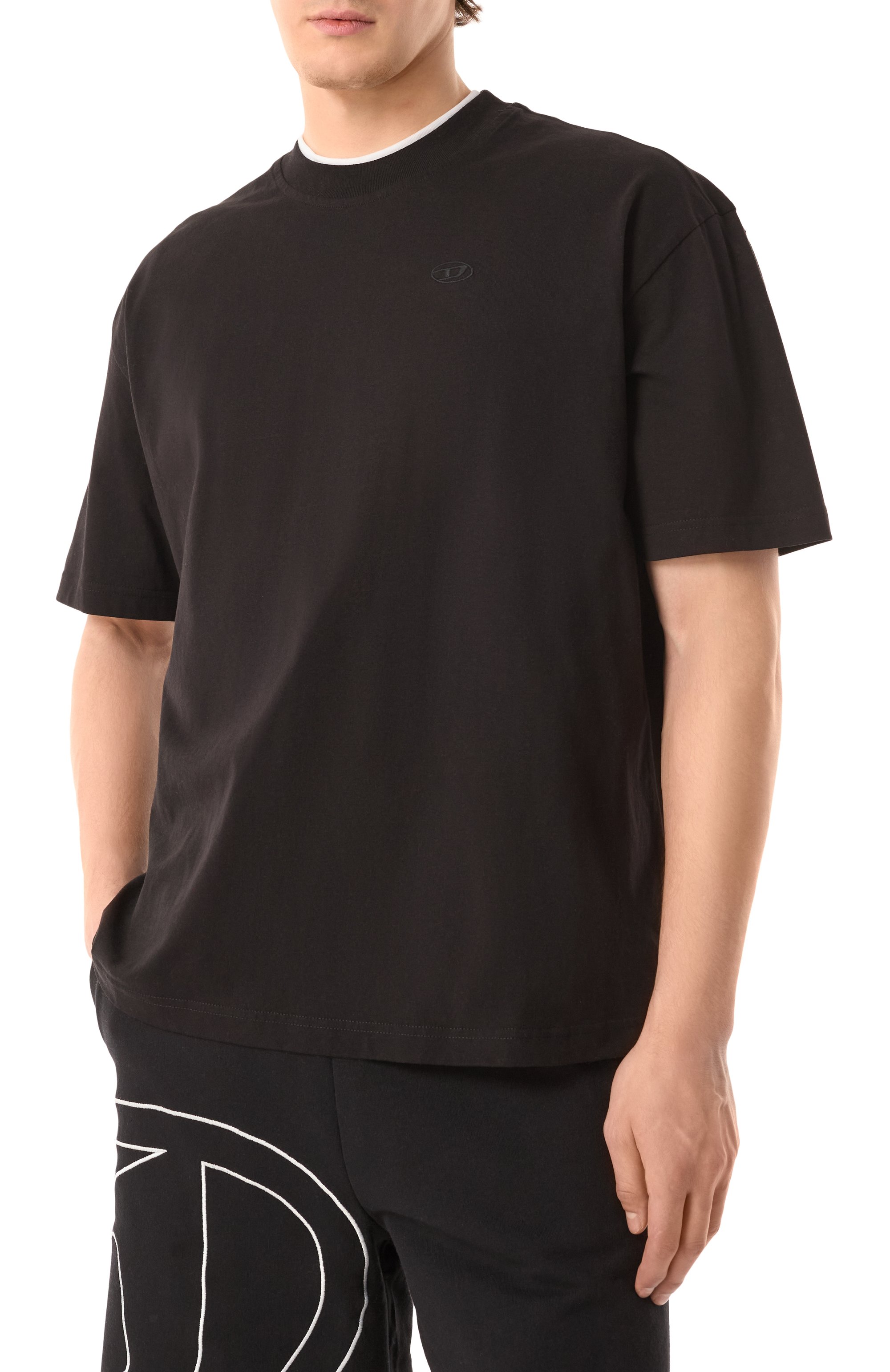 Хлопковая футболка DIESEL, арт. A11302/0HGAM, фото 3