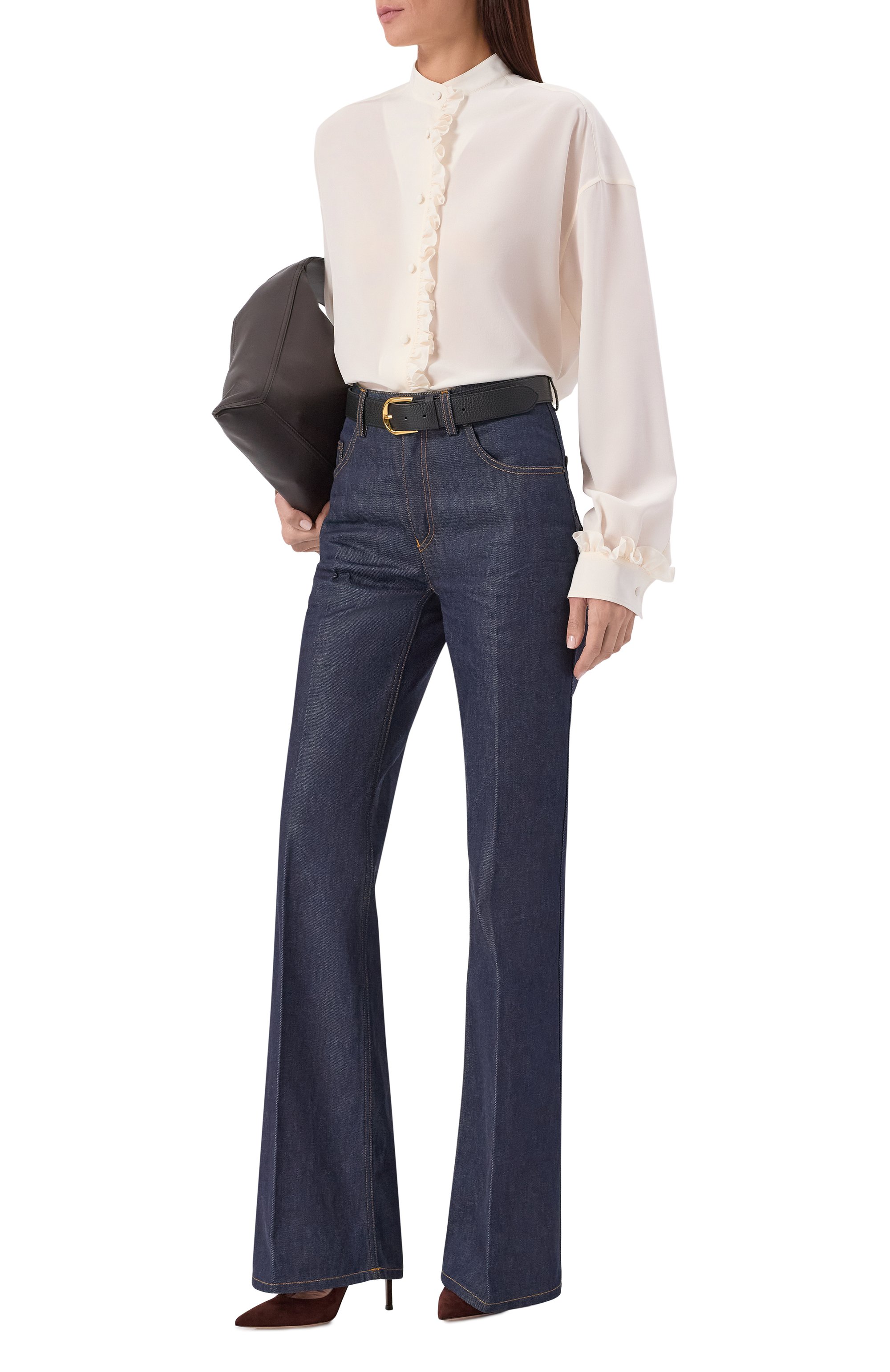 Замшевые туфли gianvito 105 GIANVITO ROSSI, арт. G28470.15RIC.CAMCH0C, фото 3