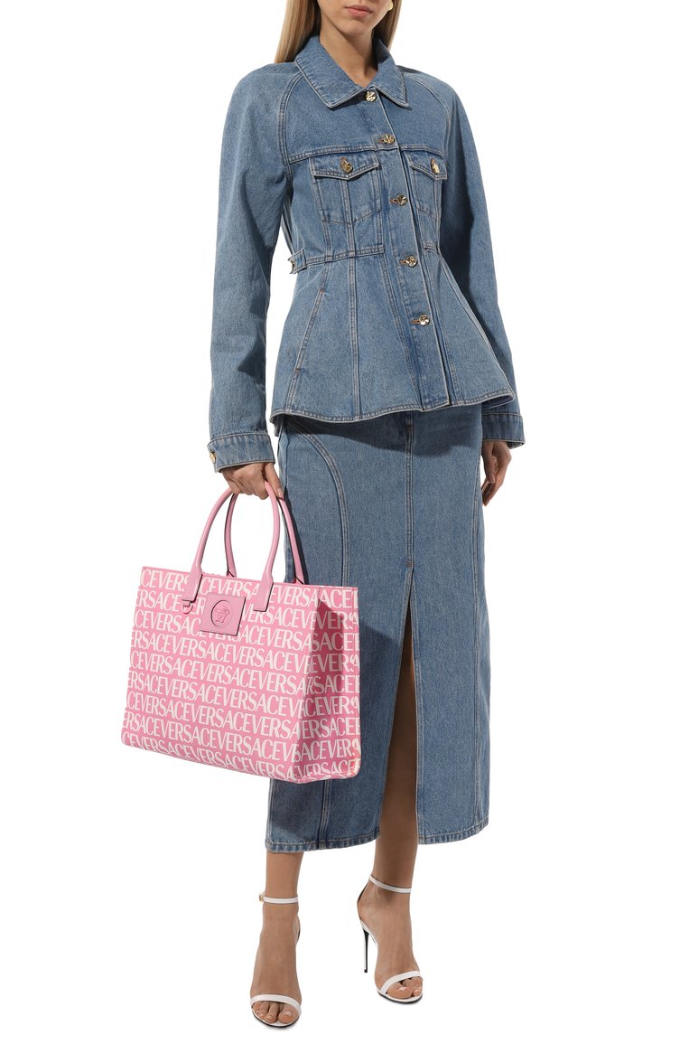 Cумка-тоут versace allover VERSACE, арт. 410047411A06544, фото 7