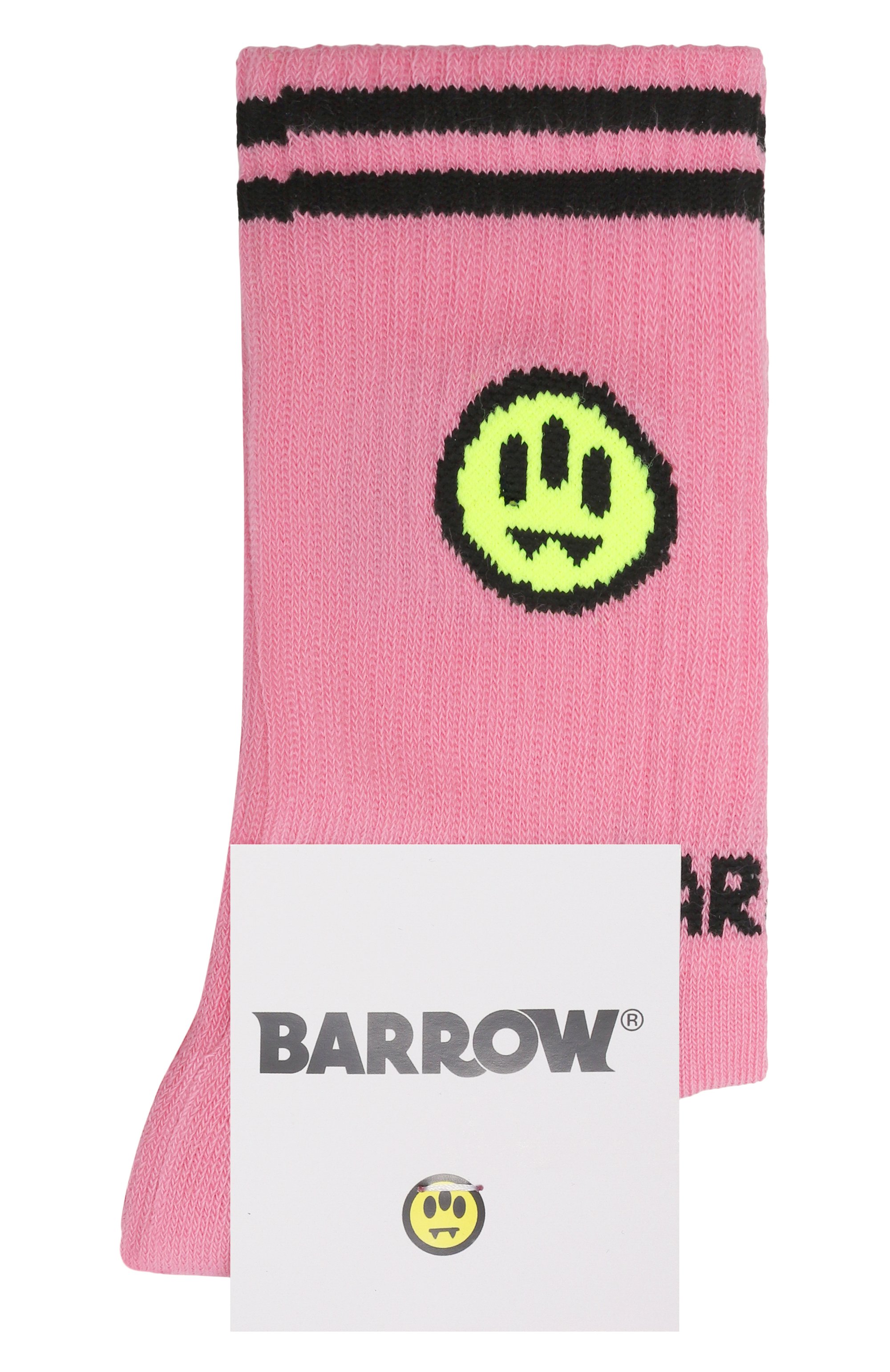 Хлопковые носки BARROW розового цвета по цене 3725 руб., арт. S6BKJUS0027, фото 1 Хлопковые носки BARROW, арт. S6BKJUS0027, фото 1