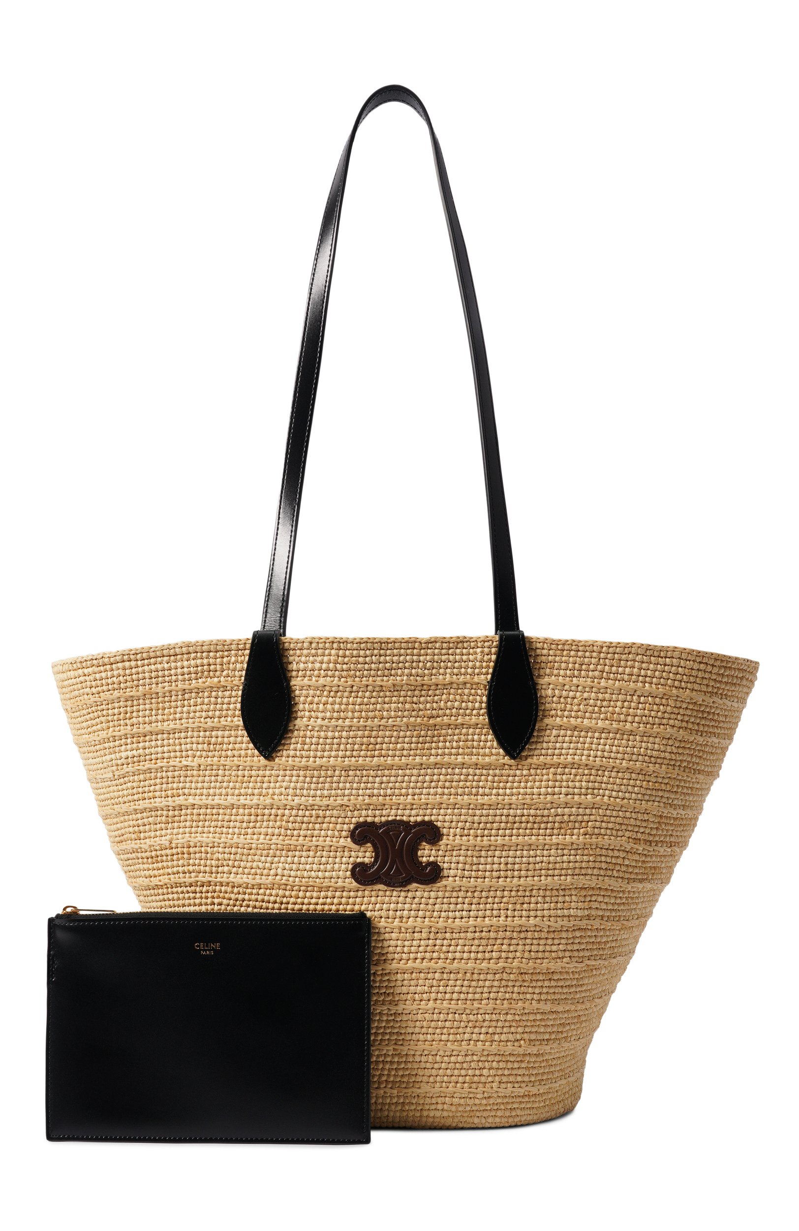Сумка classic panier supple medium CELINE бежевого цвета по цене 267000 руб., арт. L1060/3N58, фото 7 Сумка classic panier supple medium CELINE, арт. L1060/3N58, фото 7