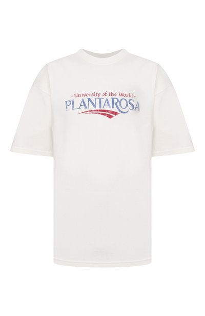 Женская хлопковая футболка PLANTA ROSA, арт. PR/T01/UNIVERSITY/220VELVET