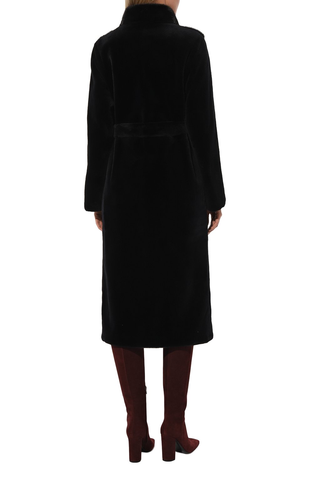 Шуба из норки YVES SALOMON, арт. 7WYM75720VLVR/PAVL0VA, фото 4