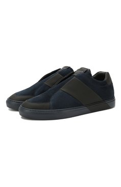 Мужские замшевые кеды bolt HARRYS OF LONDON синего цвета, арт. B0LT 2 SUEDE/TECH LEATHER | Фото 1 (Подошва: Массивная; Материал внутренний: Натуральная кожа; Материал внешний: Замша, Натуральная кожа; Материал утеплителя: Без утеплителя; Стили: Классический; Драгоценные камни: Проставлено; Ювелирные украшения: Назначено; Материал сплава: Проставлено; Кросс-КТ: Низкие)